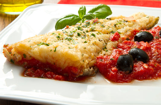 Greek Style Baked Atlantic Cod Loin