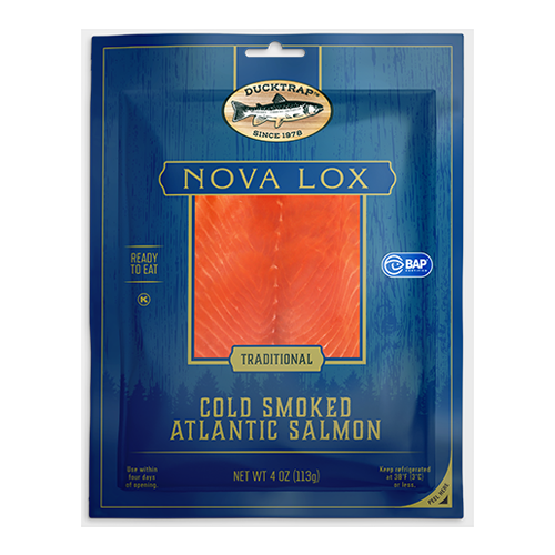 Ducktrap Nova Lox Cold Smoked Salmon