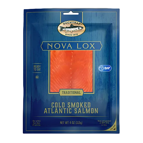 Ducktrap Nova Lox Cold Smoked Salmon