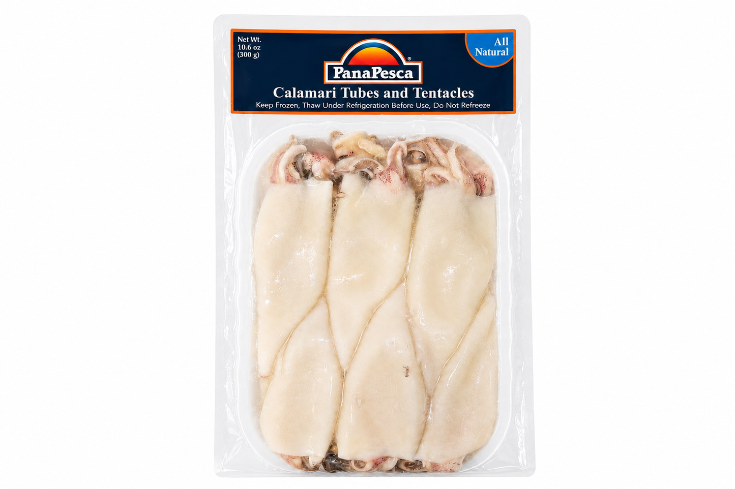 PanaPesca Calamari Tubes and Tentacles 10.6 oz on white background