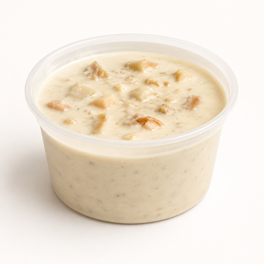 Studio product image of Clam Chowder on a clean white background.