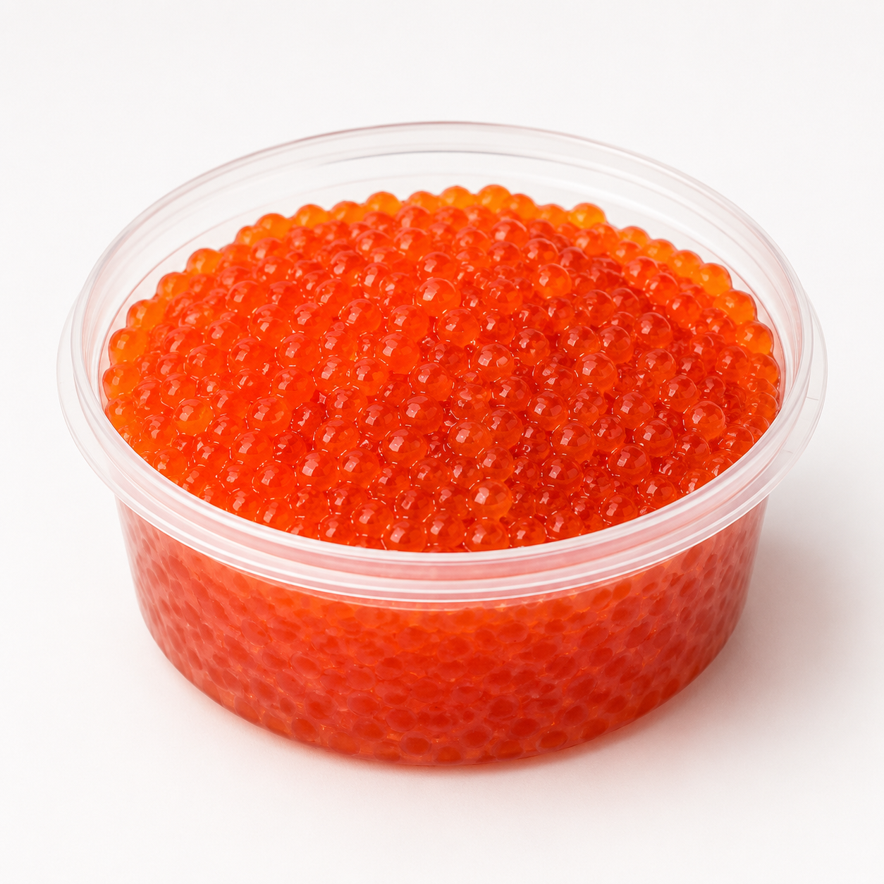 Studio product image of Wild Alaskan Pink Salmon Caviar on a clean white background.