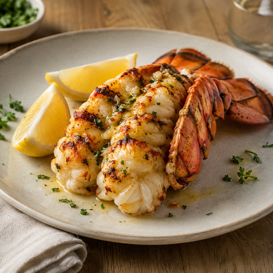 Prepared 12 to 14 Oz. Lobster Tail serving suggestion