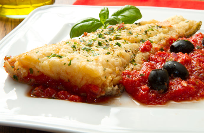Greek Style Baked Atlantic Cod Loin