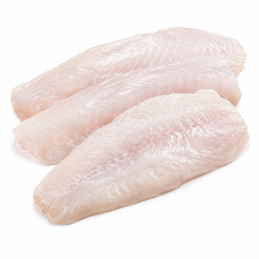 Raw Barramundi fillets, 7–9 oz each