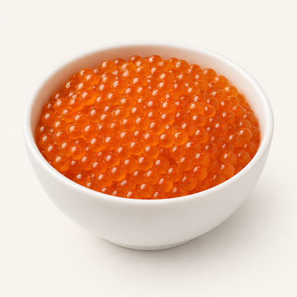 Studio product image of Great Lakes Salmon Caviar on a clean white background.