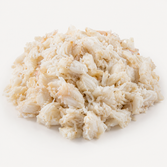 Studio product image of Lump Crab Meat on a clean white background.