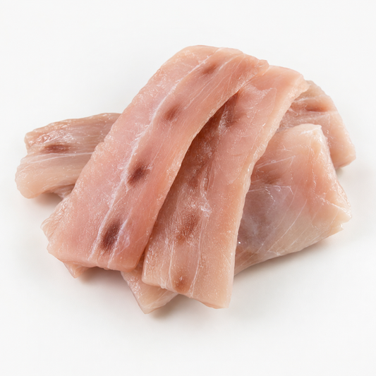 Studio product image of Mahi Mahi Portions on a clean white background.