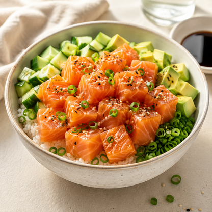 Poke Cube Salmon