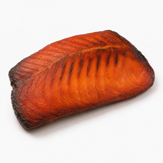 Studio product image of Wood Smoked Salmon on a clean white background.